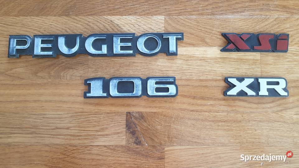 Peugeot 106 XSI XN emblemat logo napis Kwidzyn