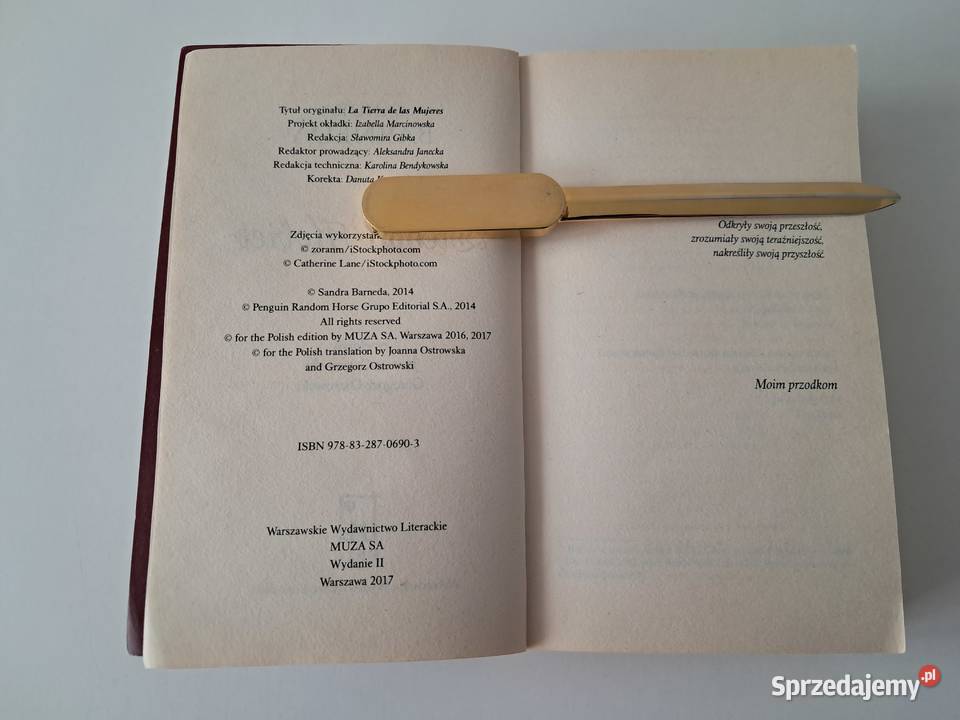 Książka Ziemia kobiet S Barneda do sprzedania Kultura i Rozrywka Kraków sprzedam