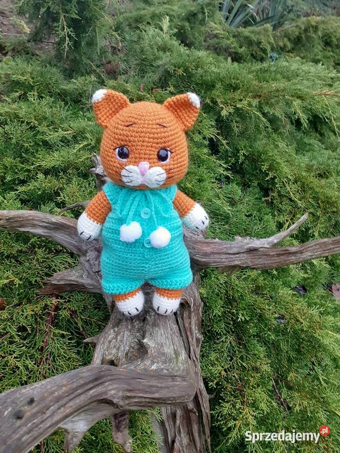 Kot kotek na szydełku