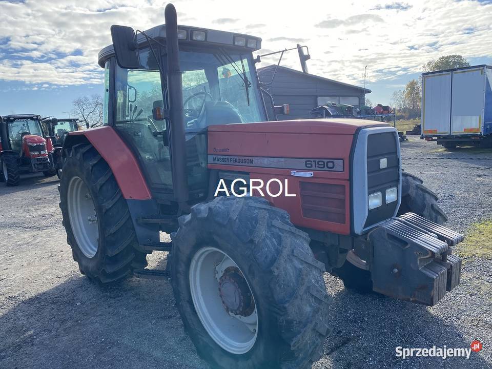 Massey Ferguson 6190 Dynashift 1997r Biała