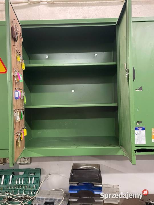 Szafki warsztatowe metalowe wiszące Tychy sprzedam