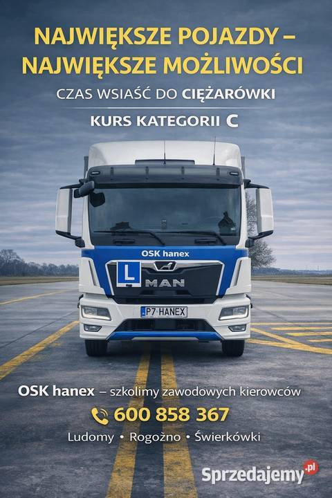 Kurs na prawo jazdy kat C Rogoźno