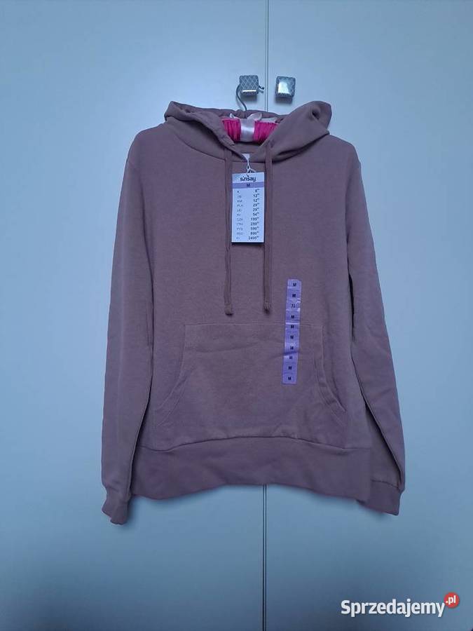 Sinsay bluza z kieszenią kangur i kapturem M Warszawa