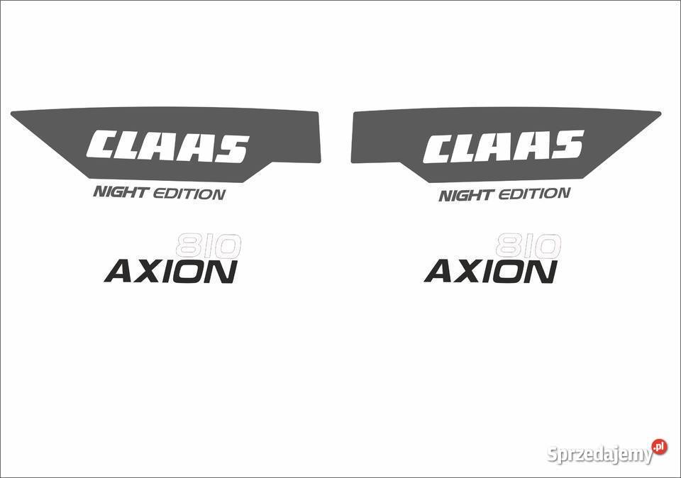 Naklejki Claas Axion 810 i inne modele Night Jeżewo
