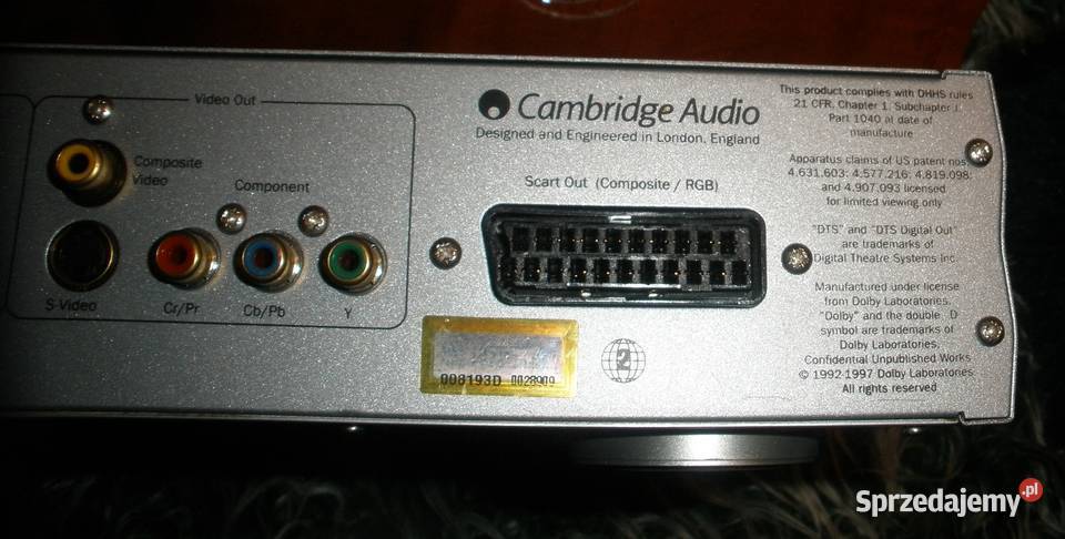 Odtwarzacz DVDCD Cambridge Audio azur 540 D Kraków