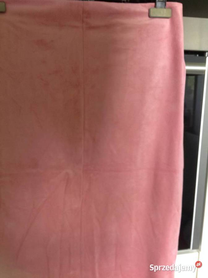 Spódniczka Welurowa Różowa Damska HENNES HM SM lubuskie Nowa Sól