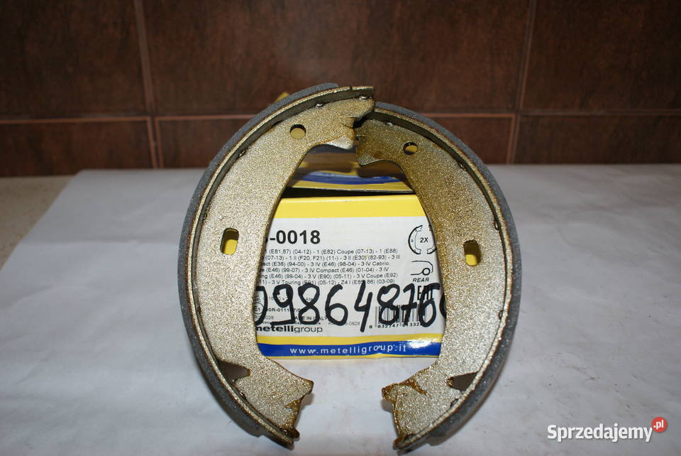 0 986 487 608 BOSCH SZCZĘKI HAMULC BMW 3 E46 Białobrzegi