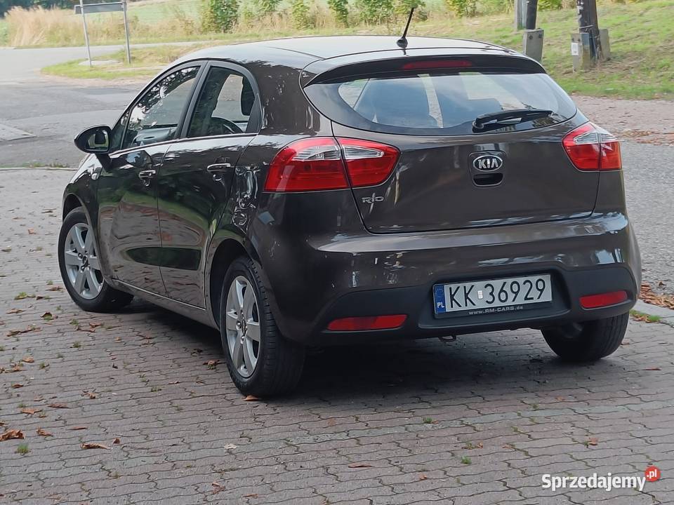 Kia Rio 12 benzyna zarejestrowany małopolskie Pawlikowice sprzedam