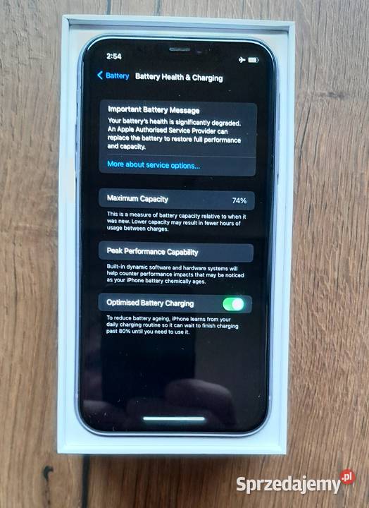 Iphone 11 256 GB fioletowy Grzawa sprzedam