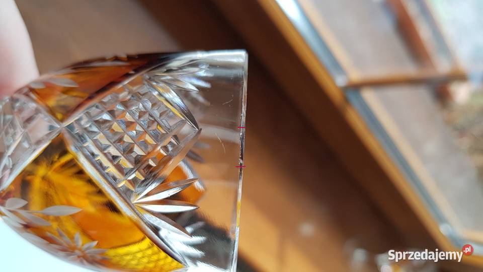 Kryształowe kieliszki 120 ml kolorowy kryształ