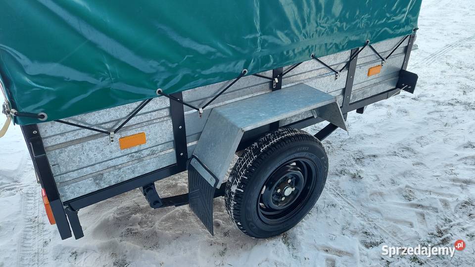 Oryginalna przyczepka RYDWAN 205x130 z plandeką Boguty-Pianki