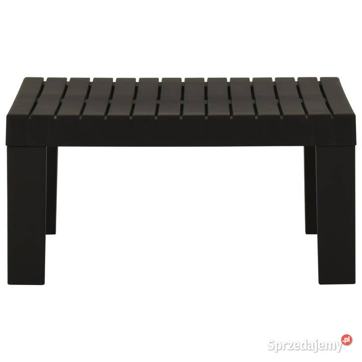 Stolik ogrodowy plastikowy szary WM315851 Warszawa