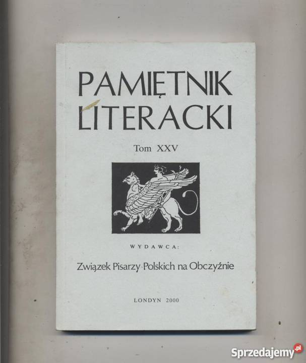 Pamiętnik Literacki TXXV zachodniopomorskie