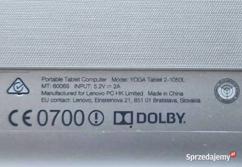 Tablet lenovo yoga 2 1050l Kraków