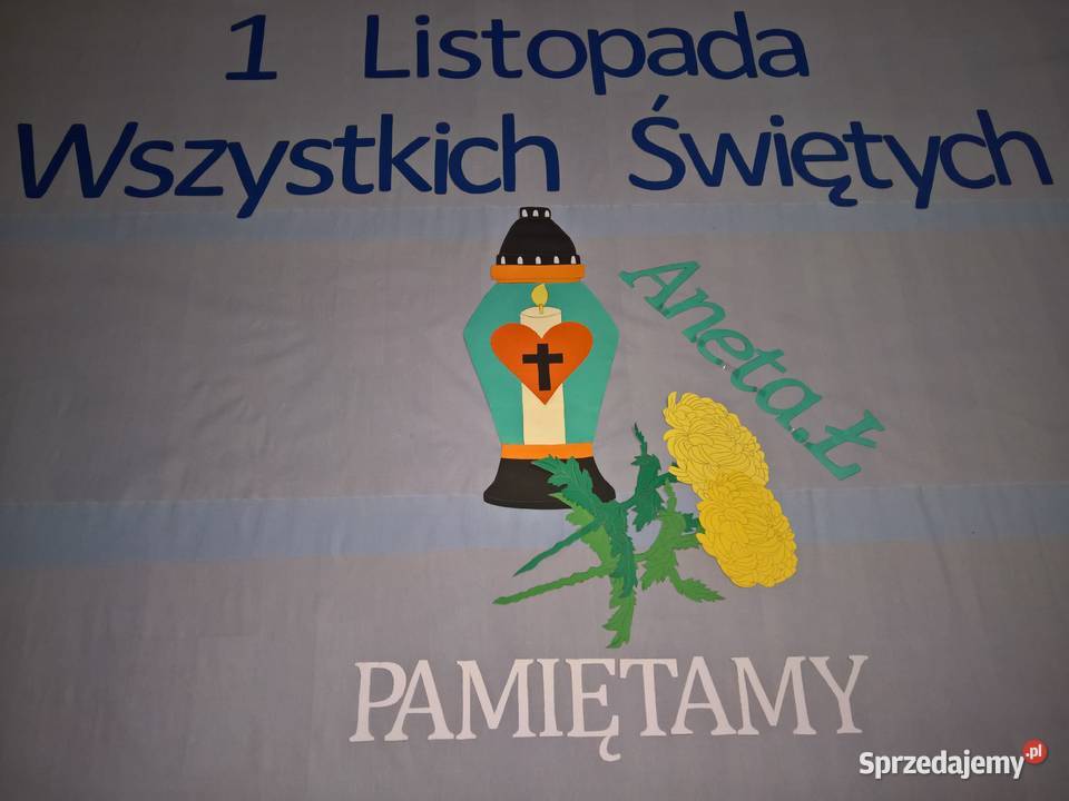 Dekoracje na 1Listopada Wszystkich Świętych z Garwolin