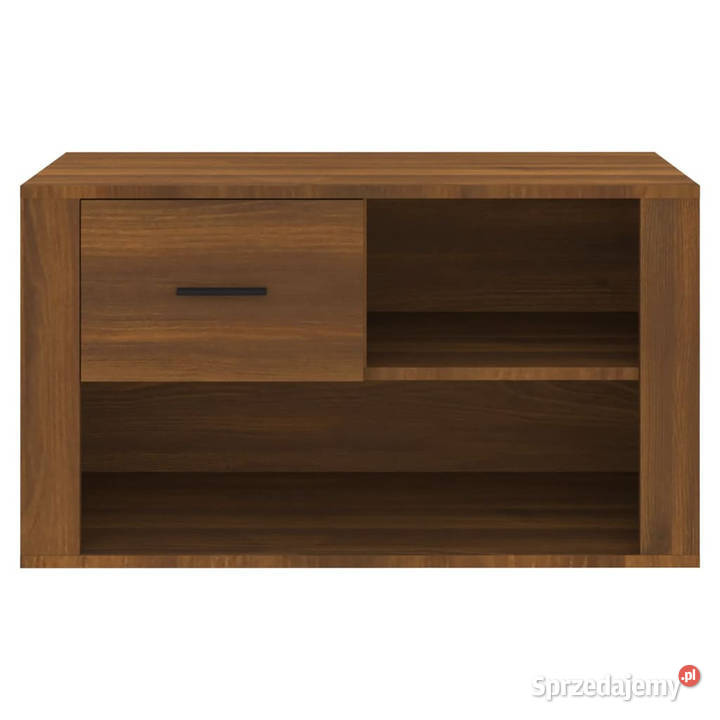 Szafka na buty brązowy dąb 80x35x45 WM816759 mazowieckie Warszawa