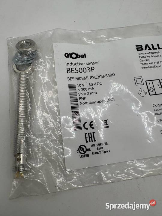 Balluff BES003P BES M08MIPSC20BS49G Czujnik sprzedam