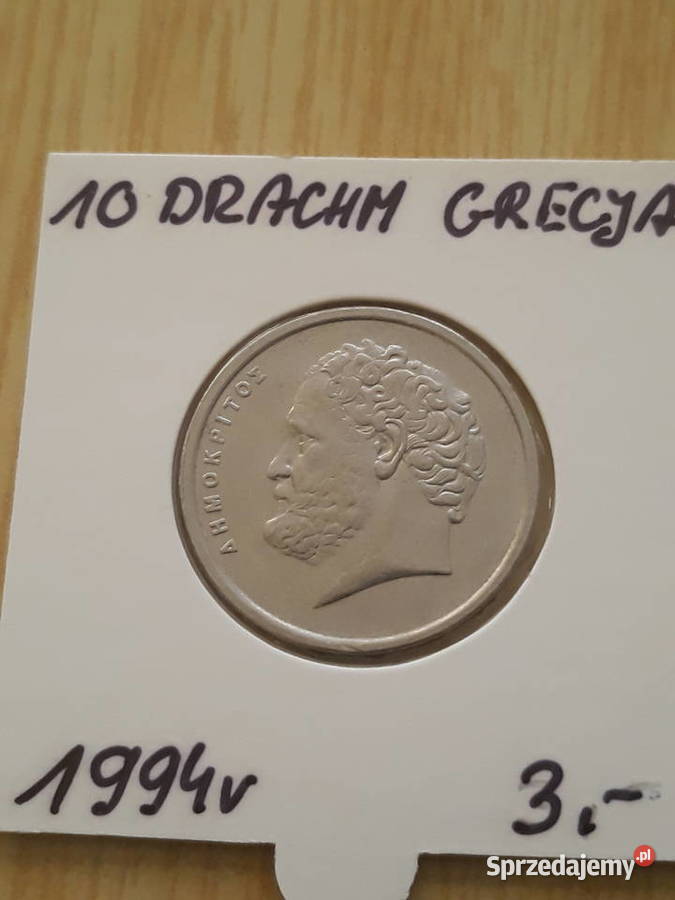 10 Drachm Grecja 1992 i 1994 r Konin sprzedam