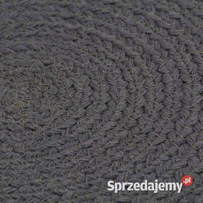 vidaXL Maty na stół 6 gładkie ciemnoszare 38 mazowieckie