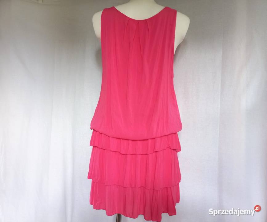 Sukienka różowa Bez Rękawów r 3840 Elegancka podlaskie sprzedam