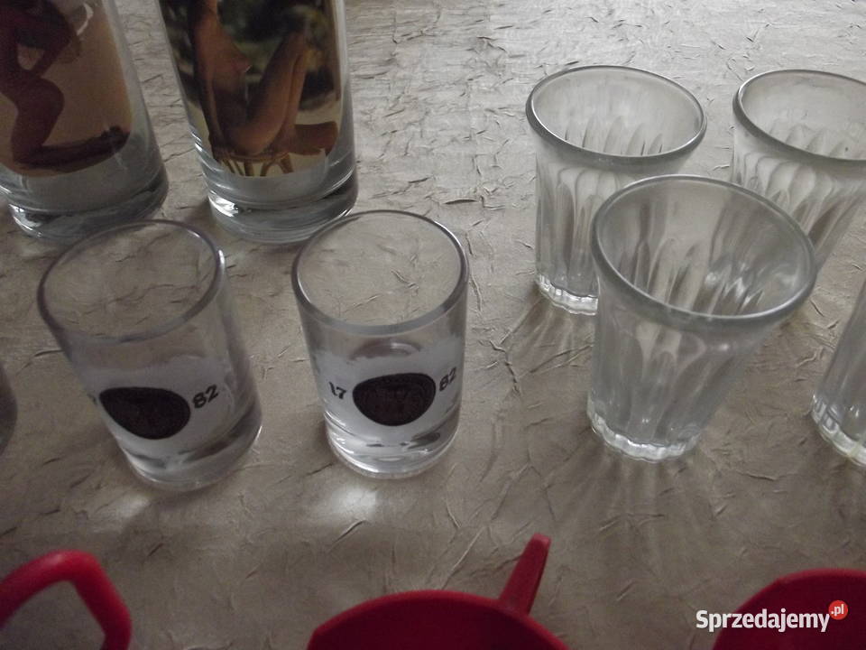 Szklanki ozdobne literatki uhwyty do szklanek śląskie Piekary Śląskie sprzedam