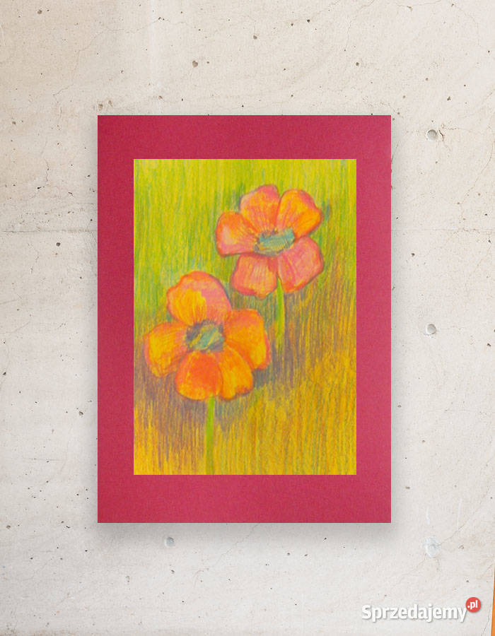 maki rysunek rysunek z makami dwa kwiatki obraz Szczecin