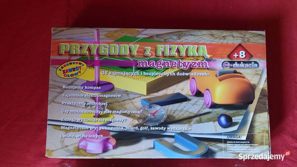 Przygody z fizyką magnetyzm Zestaw edukacyjny Edukacyjne Gdańsk
