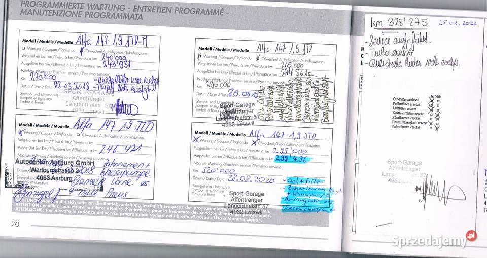 Alfa Romeo 147 19 Ti JTD 16V 150 uszkodzony Motoryzacja