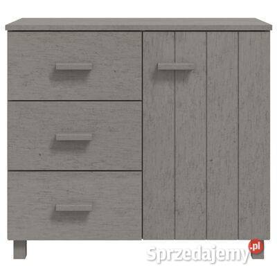 Szafka HAMAR jasnoszara 90x40x80 drewno