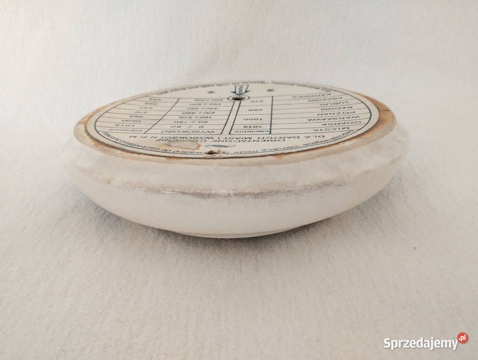 PRL Barometr Ceramiczny Cieszyn sprzedam