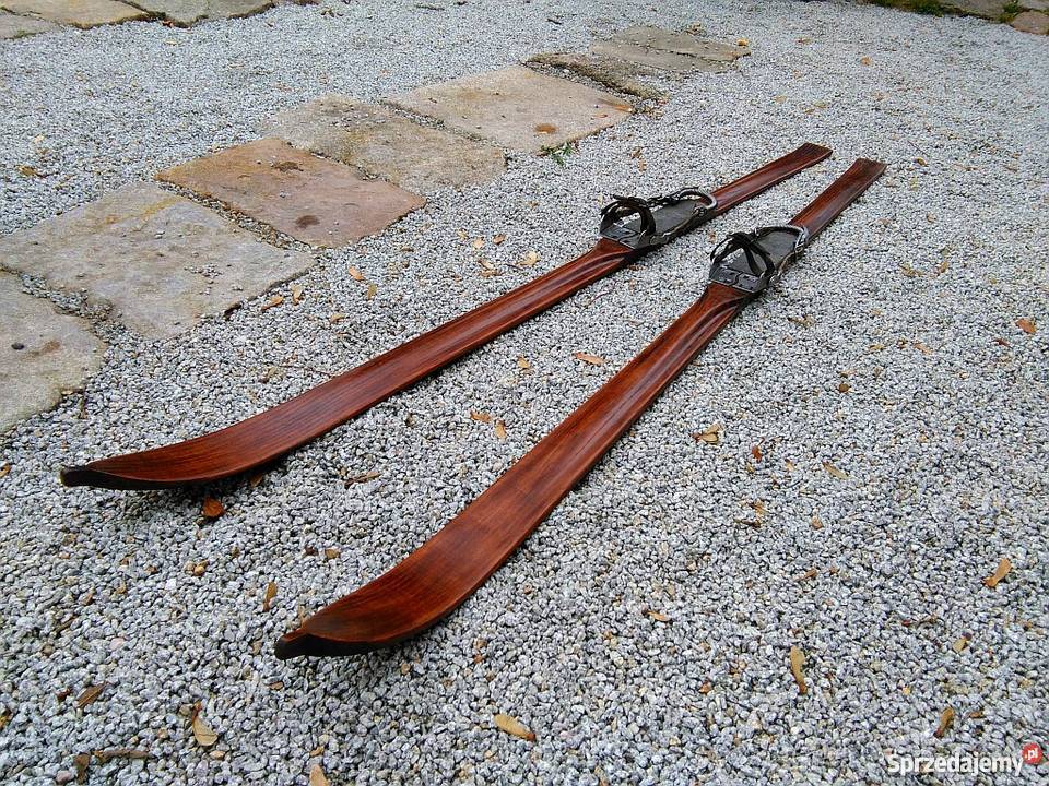 Stare drewniane narty 1912 Szklarska Poręba