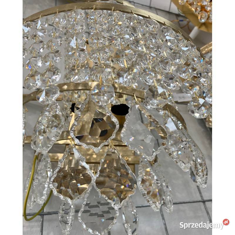 Kinkiet N9 złoty kryształ włoski Opole