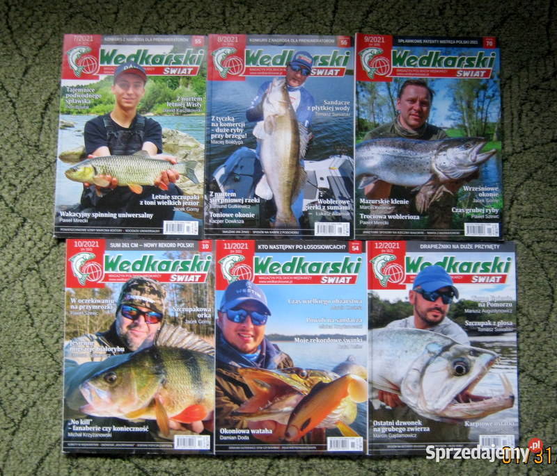 Wędkarski Świat roczniki do wyboru małopolskie Kraków