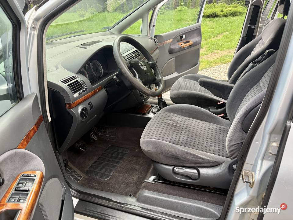 VW Sharan 19 TDI 7 osobowy Oryginał Lakier isofix Volkswagen Wieliszew