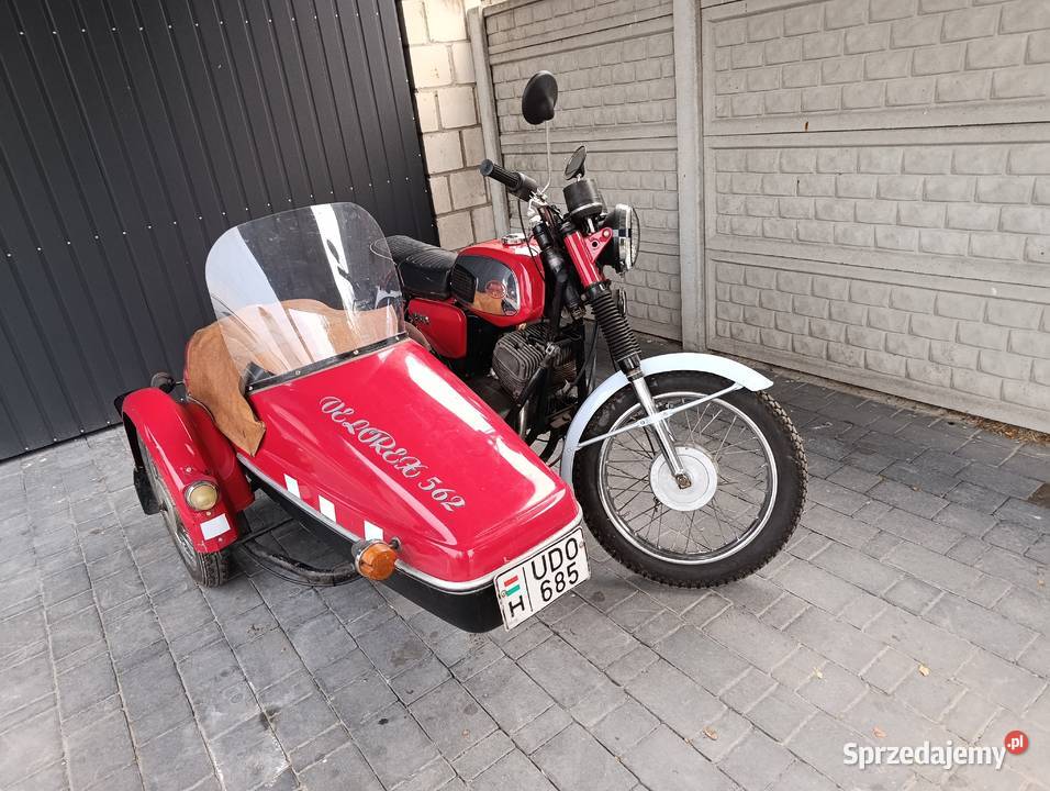 Jawa 350 634 z wózkiem bocznym Motoryzacja lubelskie Parczew