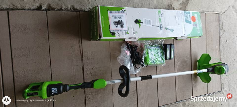 Sprzedam podkaszarkę G24X2LT Greenworks 48v Kosiarki akumulatorowe Strzegom