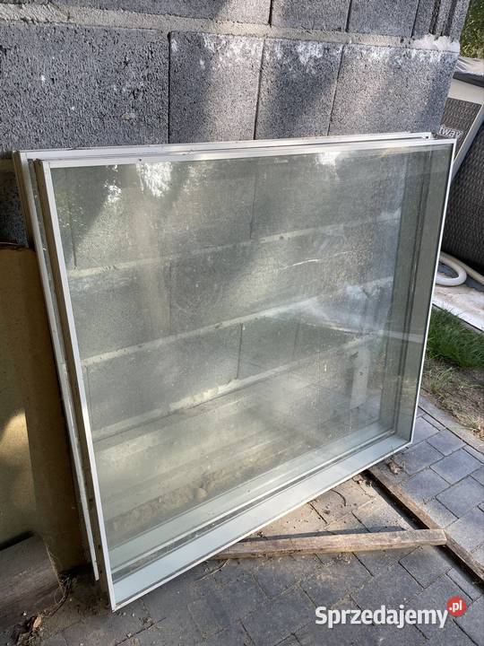 Okna aluminiowe z 2 szyby garaż warsztat wielkopolskie Kowalewo-Opactwo