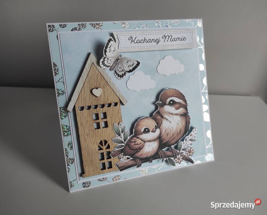 Kartka ręcznie robiona Mamy Dzień Matki