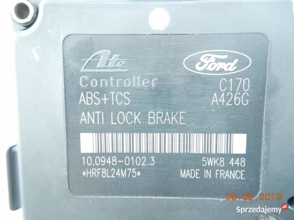 MODUŁ STEROWNIK ABS FORD FOCUS 9805 1134287 Komputery
