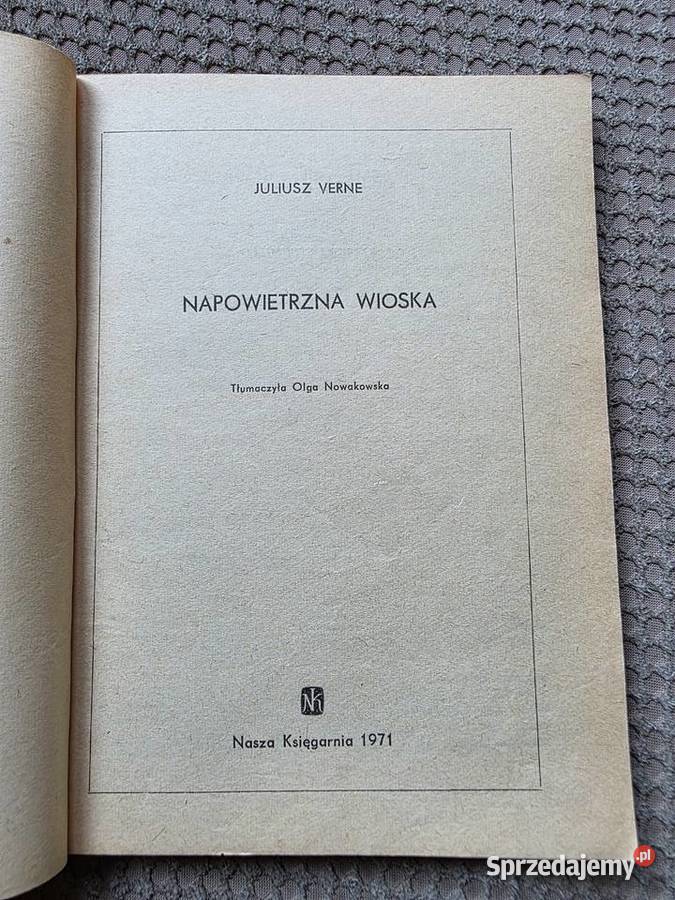 Juliusz Verne Napowietrza wioska Kraków