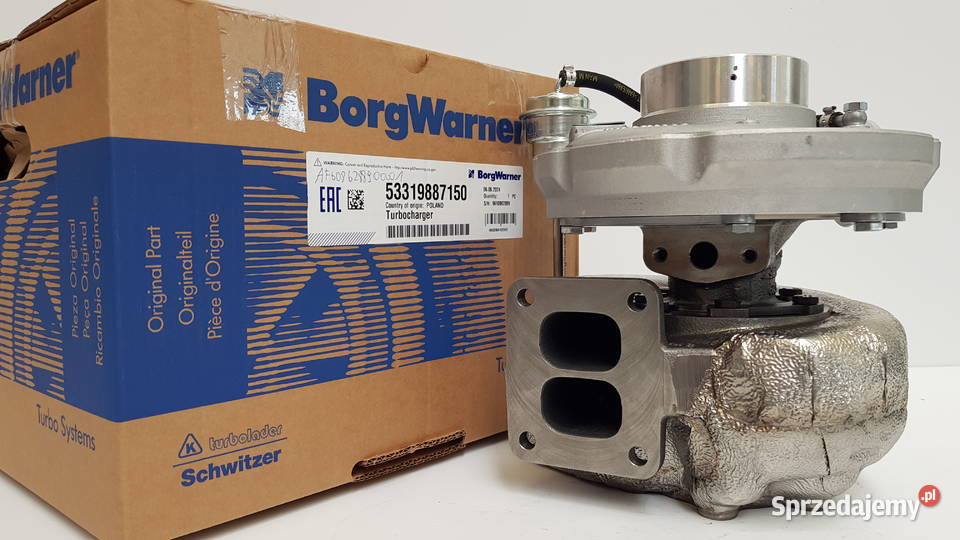 Nowa turbosprężarka BorgWarner KKK 53319887150 mazowieckie Siedlce