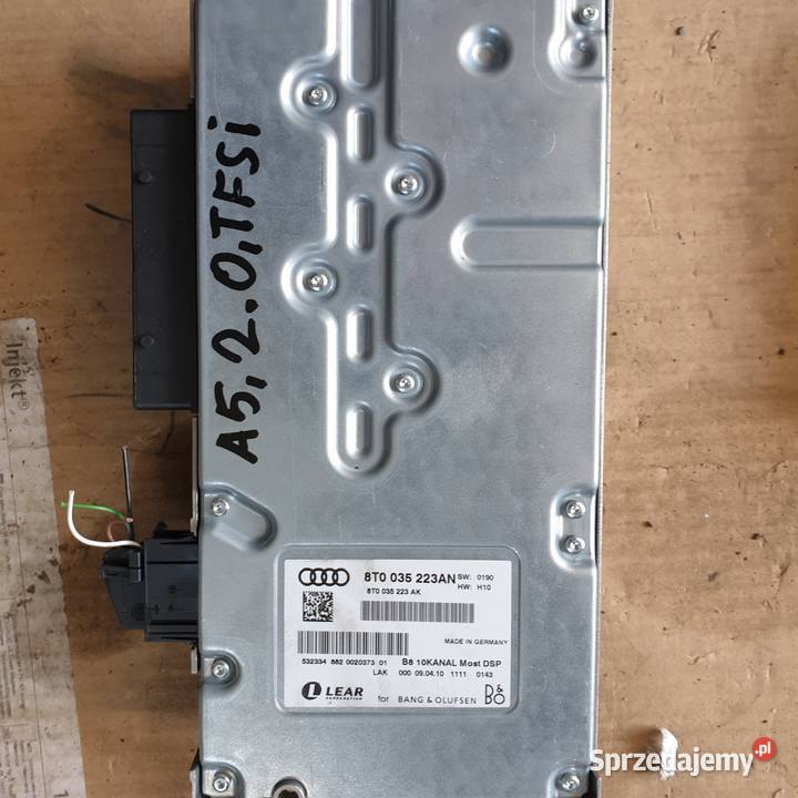 AUDI A5 I 8T WZMACNIACZ BANG OLUFSEN 8T0035223AN Łochowice