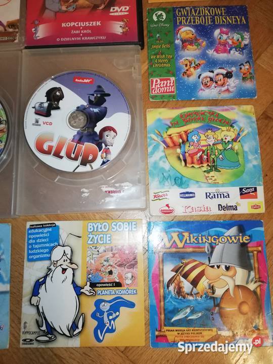 Filmy DVD dzieci 16 sztuk Warszawa sprzedam