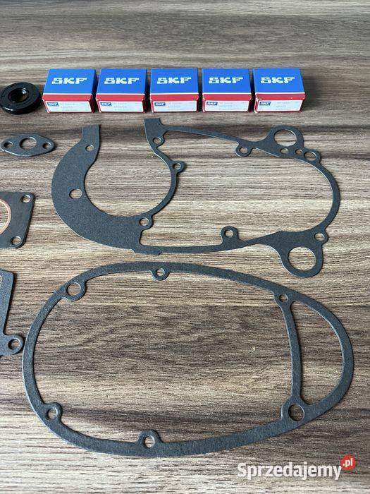 NOWY KOMPLET ŁOŻYSKA SKF USZCZELNIACZE USZCZELKI