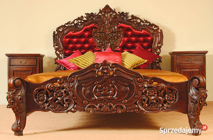 Nowe łóżko tapicerowane barok rokoko 180x200 cm 78212t