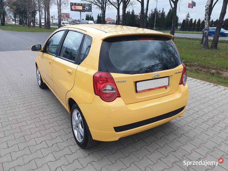 Chevrolet Aveo 14 Benzyna 2009r Climatronic CD wielkopolskie Poznań sprzedam