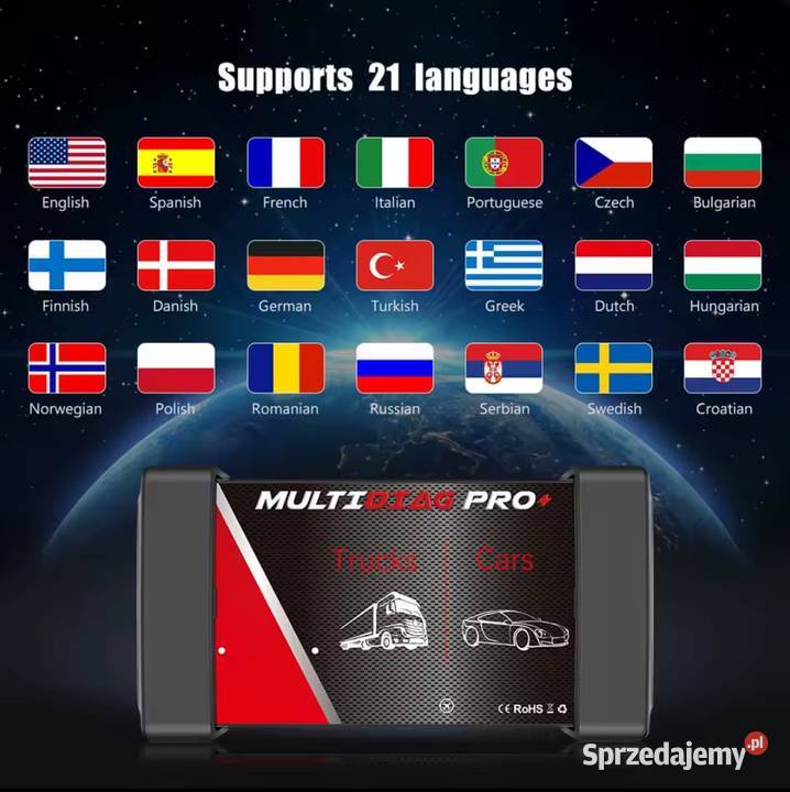 Multidiag pro z oprogramowaniem