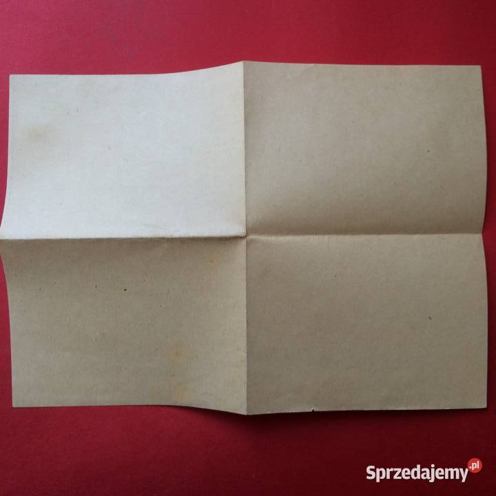 1395 Dokument Dorożyńska Szczecin sprzedam