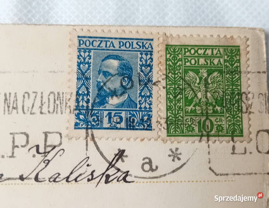 Pocztówka wielkanocna 1932 r Z obiegu ze Pocztówki i karty telefoniczne wielkopolskie Koźminek
