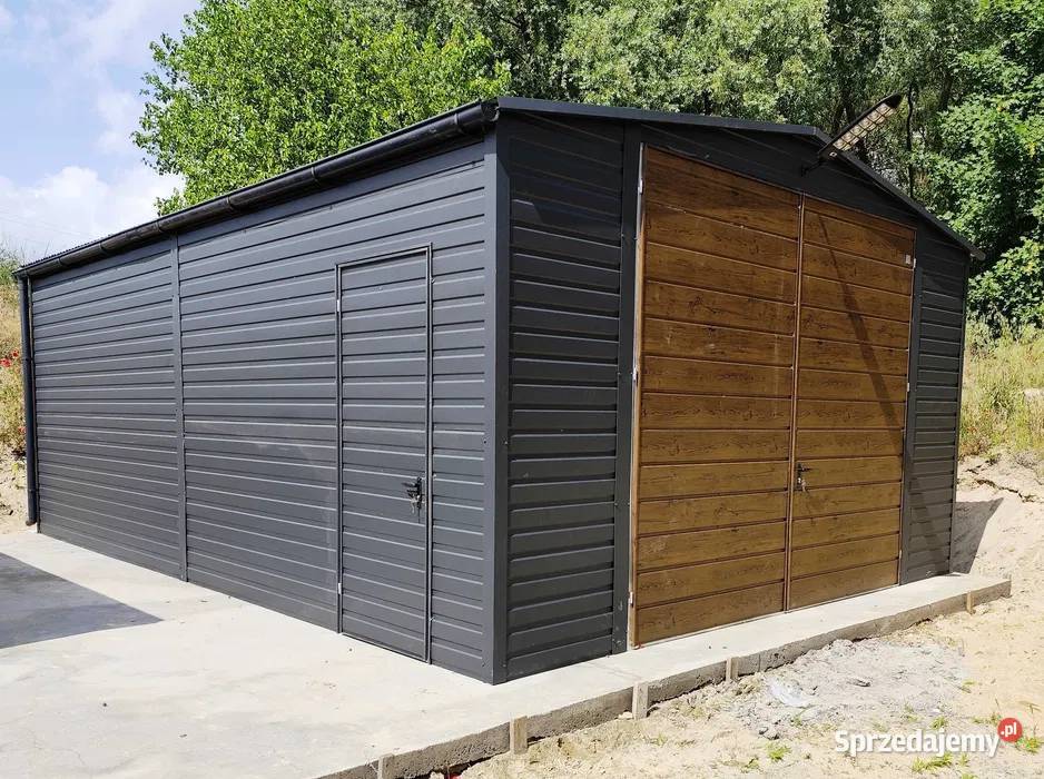 Otwarty Garaż Blaszany Grafit WiataHala bez Mielec sprzedam